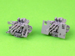 Master SM-200-013 IJN Type 96 25mm - POTRÓJNA podstawa - wczesna z celownikiem pierścieniowym (4 szt.) 1/200 – imagen 15