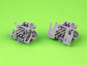Master SM-200-014 IJN Type 96 25mm - POTRÓJNA podstawa - późna z celownikiem mechanicznym &amp;quot;Le Prieur&amp;quot; (4 szt.) 1/200 – image 12