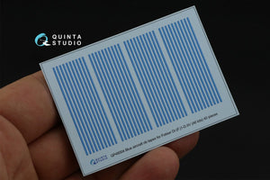 Bandes à nervures bleues Quinta Studio QP48004 pour Fokker Dr.(F)ID.VII 1/48 – imagen 9