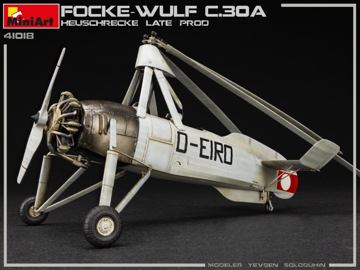 MiniArt 41018 FOCKE-WULF FW C.30A HEUSCHRECKE. LATE PROD 1/35 – zdjęcie 8