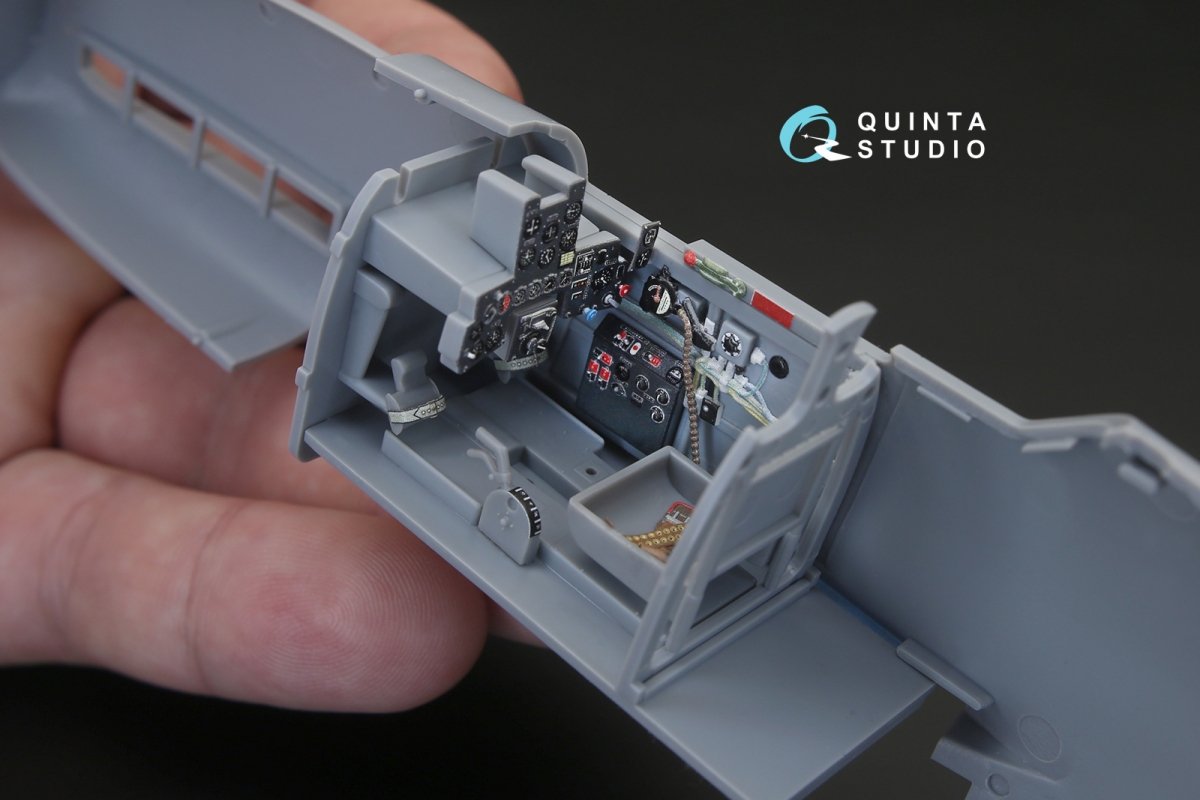 Quinta Studio QD32066 Ki-61-I 3D-Printed &amp;amp; coloured Interior on decal paper (for Hasegawa kit) 1/32 – zdjęcie 6