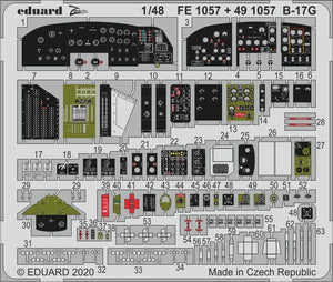 Cockpit Eduard 491057 B-17G 1/48 HK MODELS