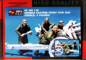 Hobby Fan HF549 ÉQUIPAGE DE CANONNIERS FH-18 DU FRONT DE L&amp;#39;EST ALLEMAND (II) - 4 FIGURINES 1/35 – Bild 2