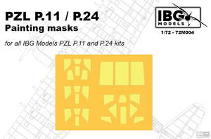 IBG 72M004 PZL. P.11 /P.24 Masques à peindre 1/72