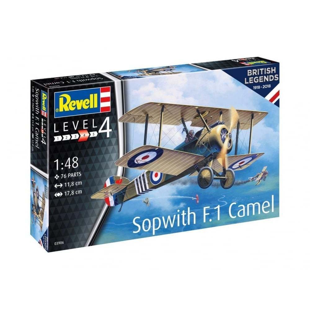 Revell 03906 Légendes britanniques : Sopwith F.1 Camel (1/48)