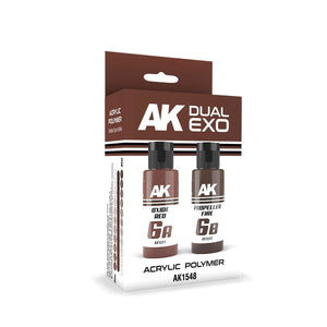 AK Interactive AK1548 DUAL EXO SET 6 – 6A OXIDE RED &amp;amp; 6B PROPELLER FIRE