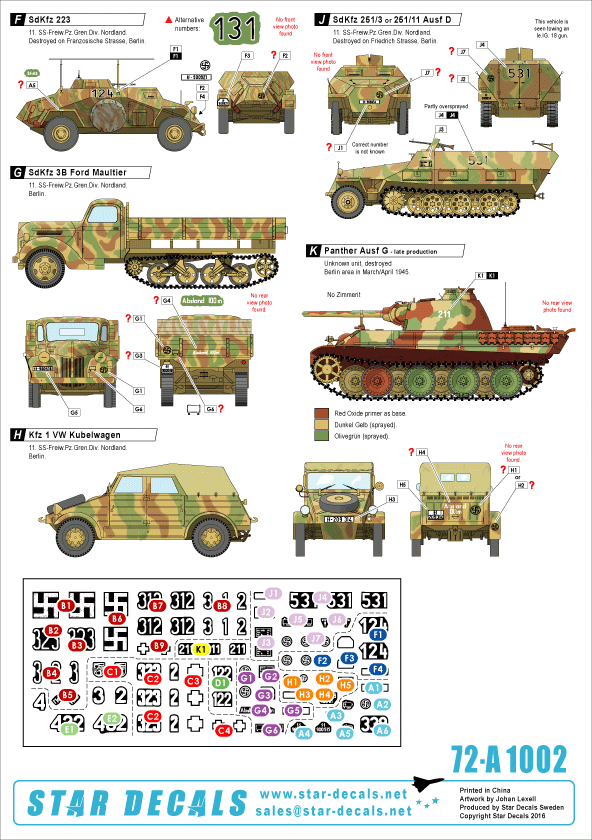 Star Decals 72-A1002 Battle for Berlin 45 # 2 1/72 – zdjęcie 2