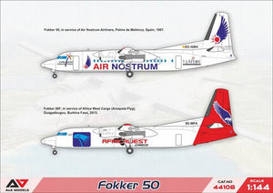 A&amp;amp;A Models 44108 Fokker 50 1/144 – immagine 2