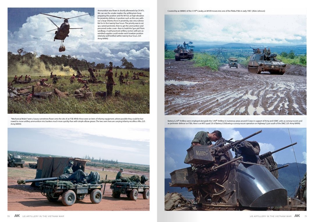 AK Interactive AK130007 L&amp;#39;ARTILLERIE AMÉRICAINE AU VIETNAM EN  – image 9