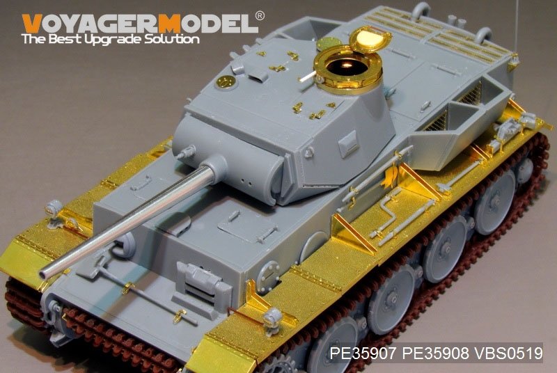 Garde-boues Voyager Model PE35907 pour char allemand Pz.Kpfw.VI Ausf.C/B (VK36.01) de la Seconde Guerre mondiale, compatibles avec RENOSYS au 1/35 – image 2