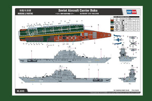 Hobby Boss 83416 Porte-avions soviétique Bakou 1/700 – imagen 4