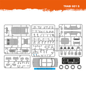 AK-Interactive 35032-A Trabi 601 S with Civilian Driver Figure 1/35 – zdjęcie 6