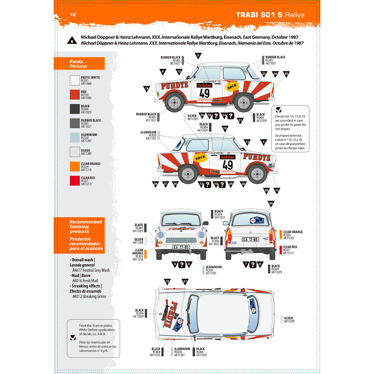 AK-Interactive 35034-A Trabi 601 Rallye with Rallye Driver Figure 1/35 – image 9