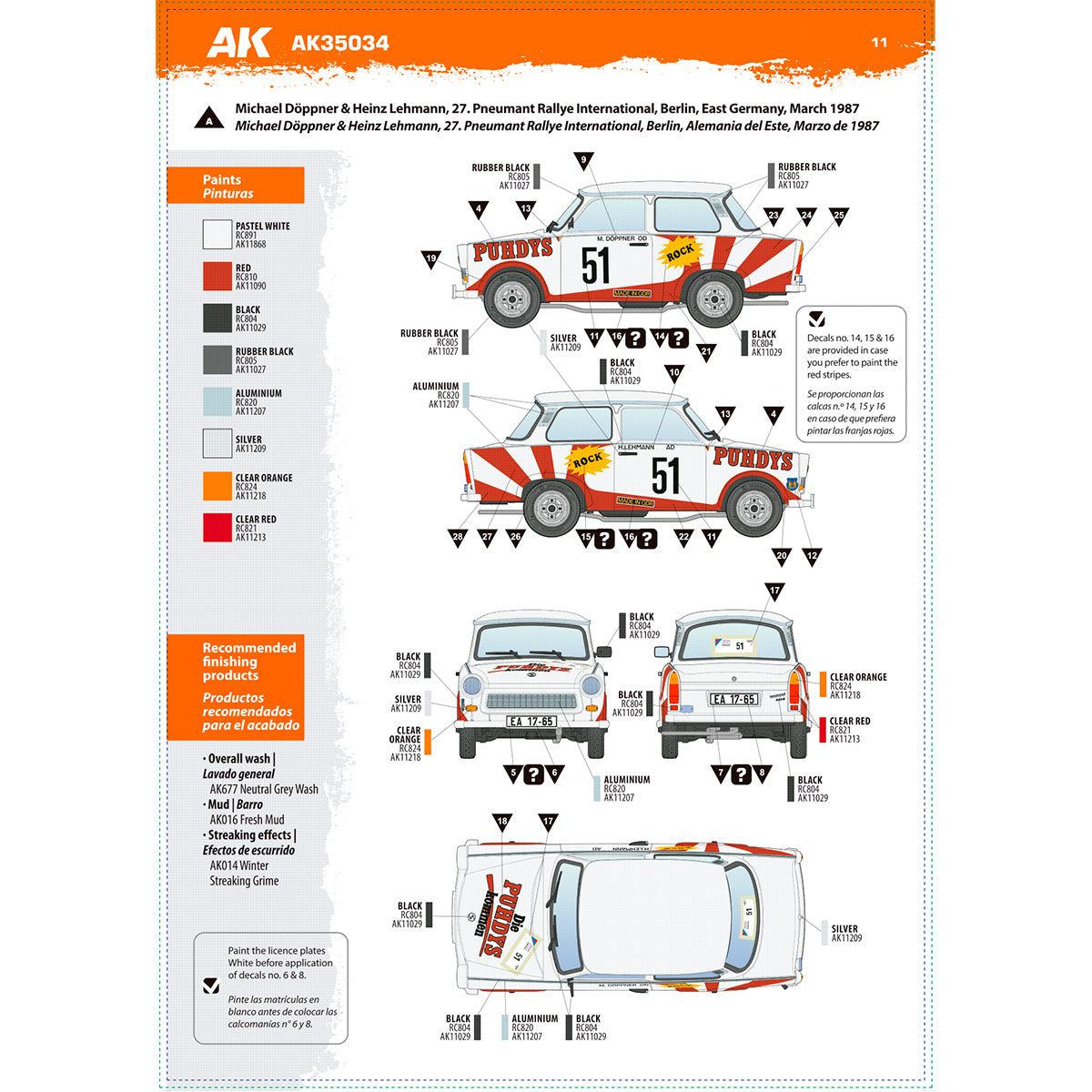 AK-Interactive 35034-A Trabi 601 Rallye with Rallye Driver Figure 1/35 – image 10