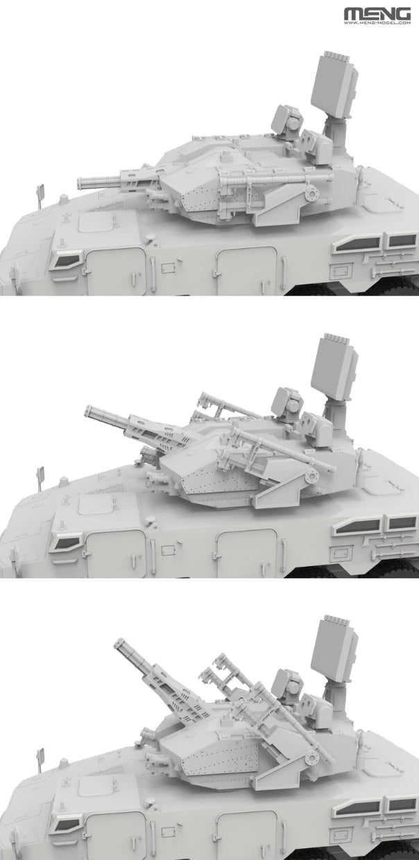 Meng 72-018 Chinese PLB625 AA Gun &amp;amp; Missile Integrated Weapon System 1/72 – Bild 5