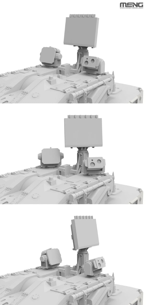 Meng 72-018 Chinese PLB625 AA Gun &amp;amp; Missile Integrated Weapon System 1/72 – Bild 8