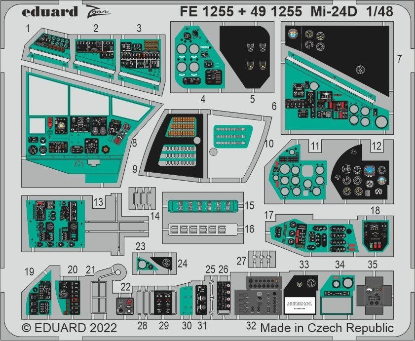 Eduard BIG49323 Mi-24D TRUMPETER 1/48 – immagine 3