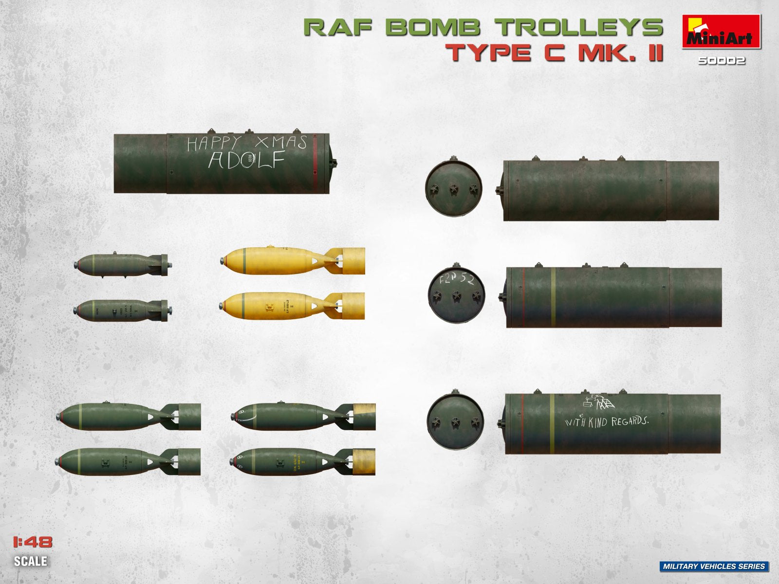 MiniArt 50002 RAF Bomb Trolleys Type C Mk. II 1/48 – image 3