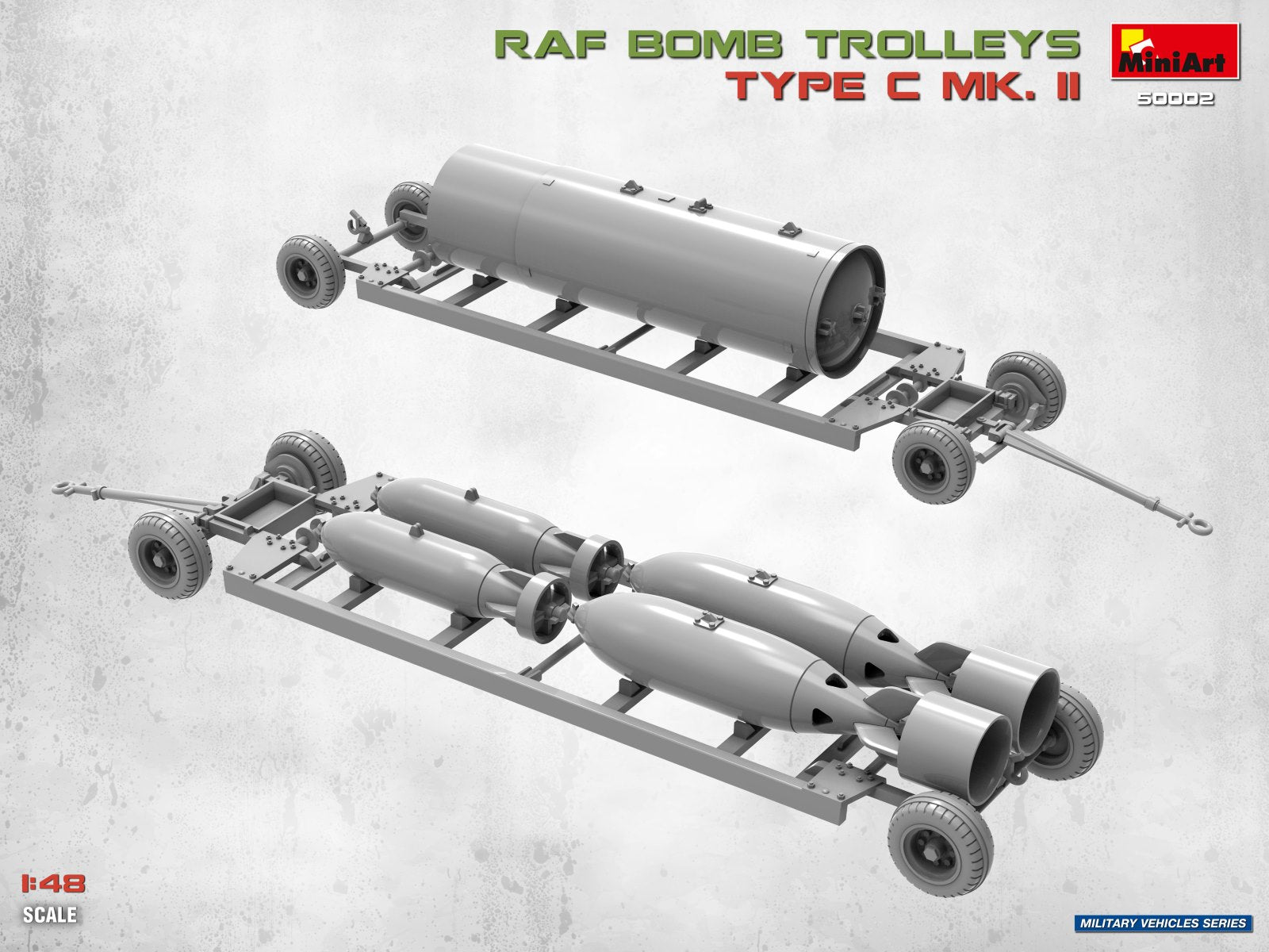 MiniArt 50002 RAF Bomb Trolleys Type C Mk. II 1/48 – image 4