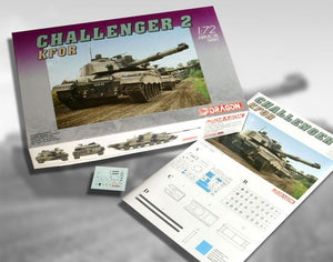 Dragon 7222 CHALLENGER II KFOR 1/72 – zdjęcie 4