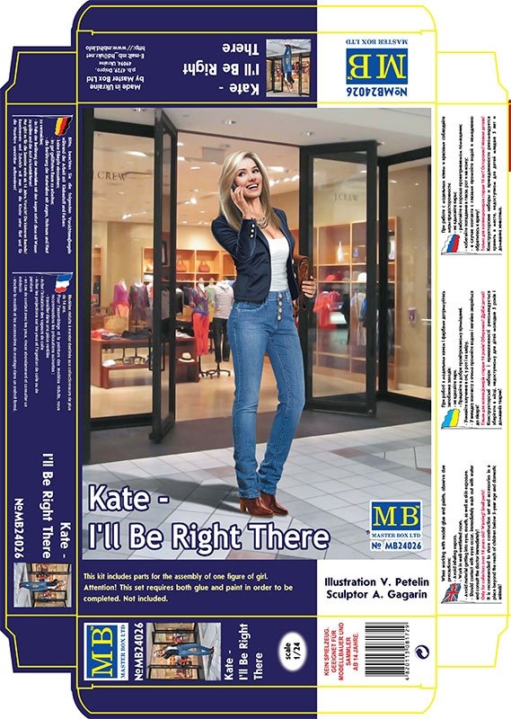 Master Box 24026 Série Dangerous Curves. Kate - J&amp;#39;arrive tout de suite 1/24 – immagine 3