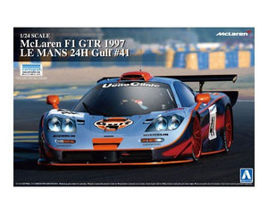 Aoshima 00752 McLaren F1 GTR 1997 LEMANS-24H Gulf n° 41 (Édition internationale) 1/24