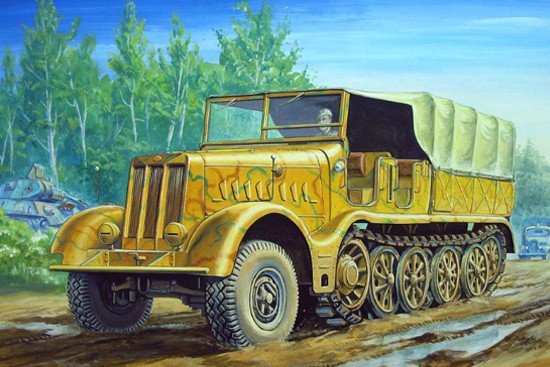 Trumpeter 07203 Sd.Kfz.9 allemand 18 tonnes semi-chenillé lourd type ancien (1/72) – Bild 2