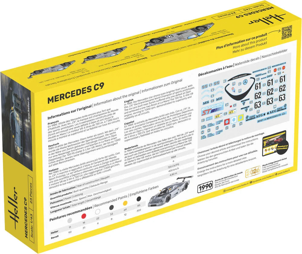 Heller 80107 Mercedes C9 1/43 – image 4