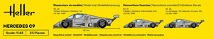 Heller 80107 Mercedes C9 1/43 – image 3