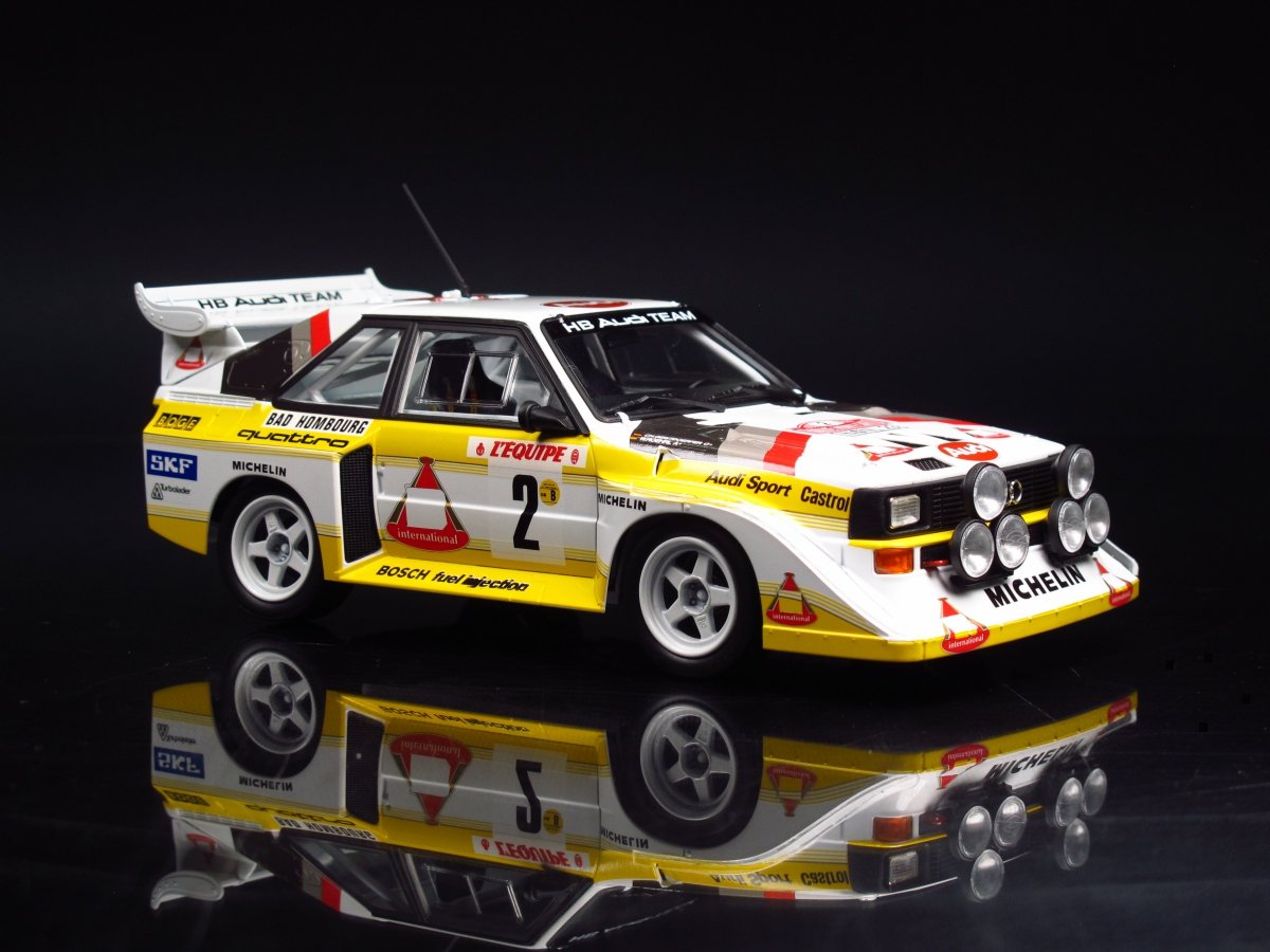 Beemax 24017 Audi Sport Quattro S1 [E2] 1986 Version Rallye Monte Carlo (1/24) – image 3