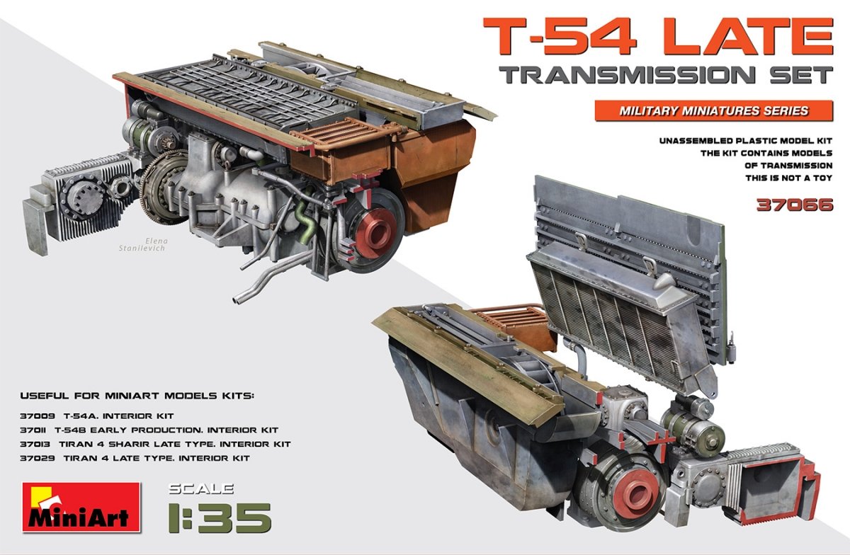MiniArt 37066 T-54 LATE TRANSMISSION SET 1/35 – immagine 2