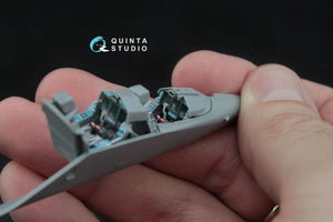 Intérieur imprimé en 3D et coloré sur papier décalcomanie Quinta Studio QD72007 Yak-130 (pour kit Zvezda) 1/72 – Bild 3