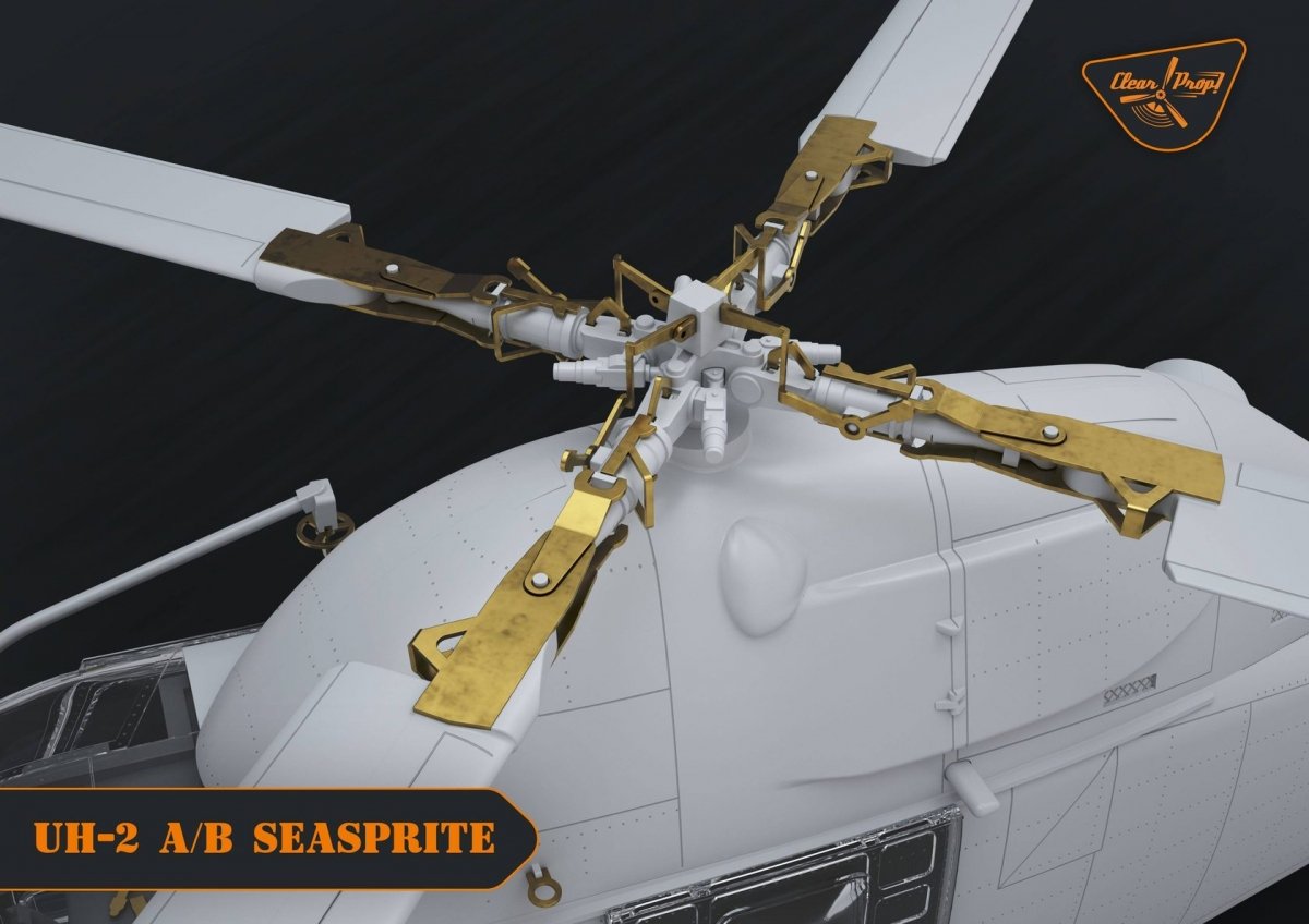 Hélice transparente ! Kit avancé CP72002 UH-2 A/B Seasprite ADVANCED au 1/72 – immagine 7