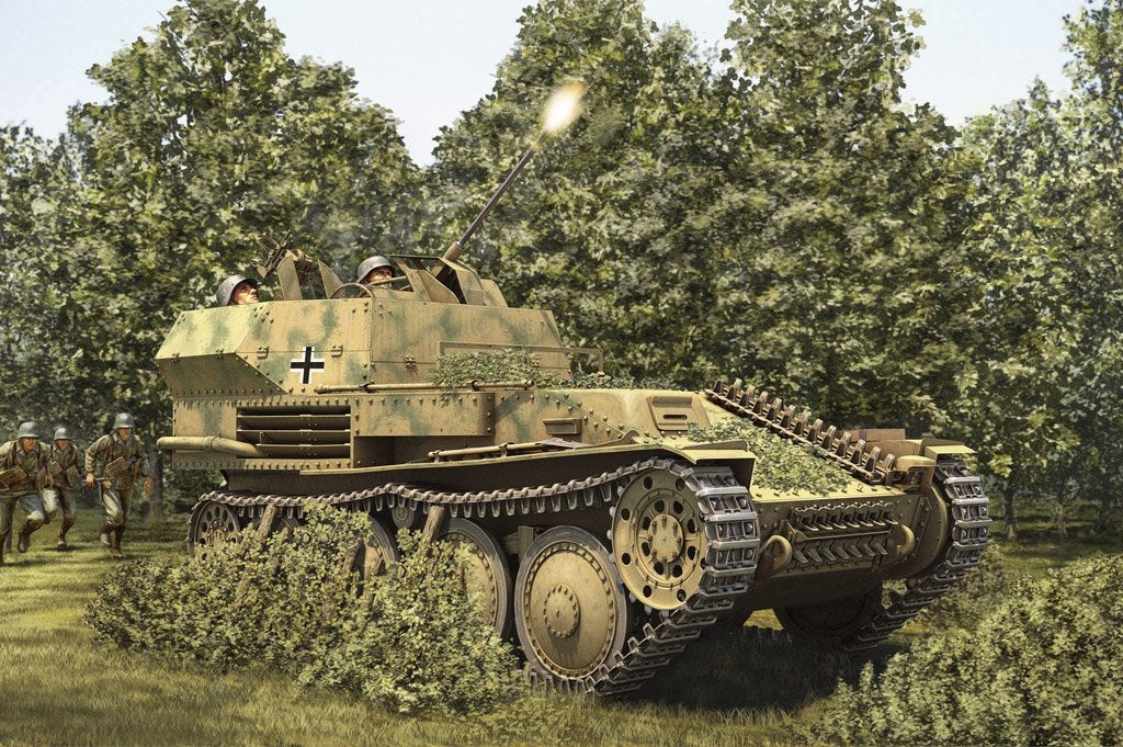 Hobby Boss 80140 Canon antiaérien allemand de 2 cm Flak 38 Pz.Kpfw .38 (t) (1/35)