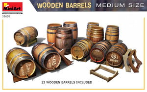 MiniArt 35630 Barils en bois. Taille moyenne 1/35 – imagen 4