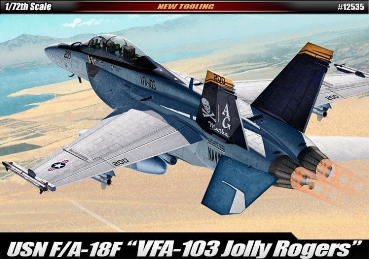 Maquette Academy 12535 F/A-18F « VFA-103 » au 1/72