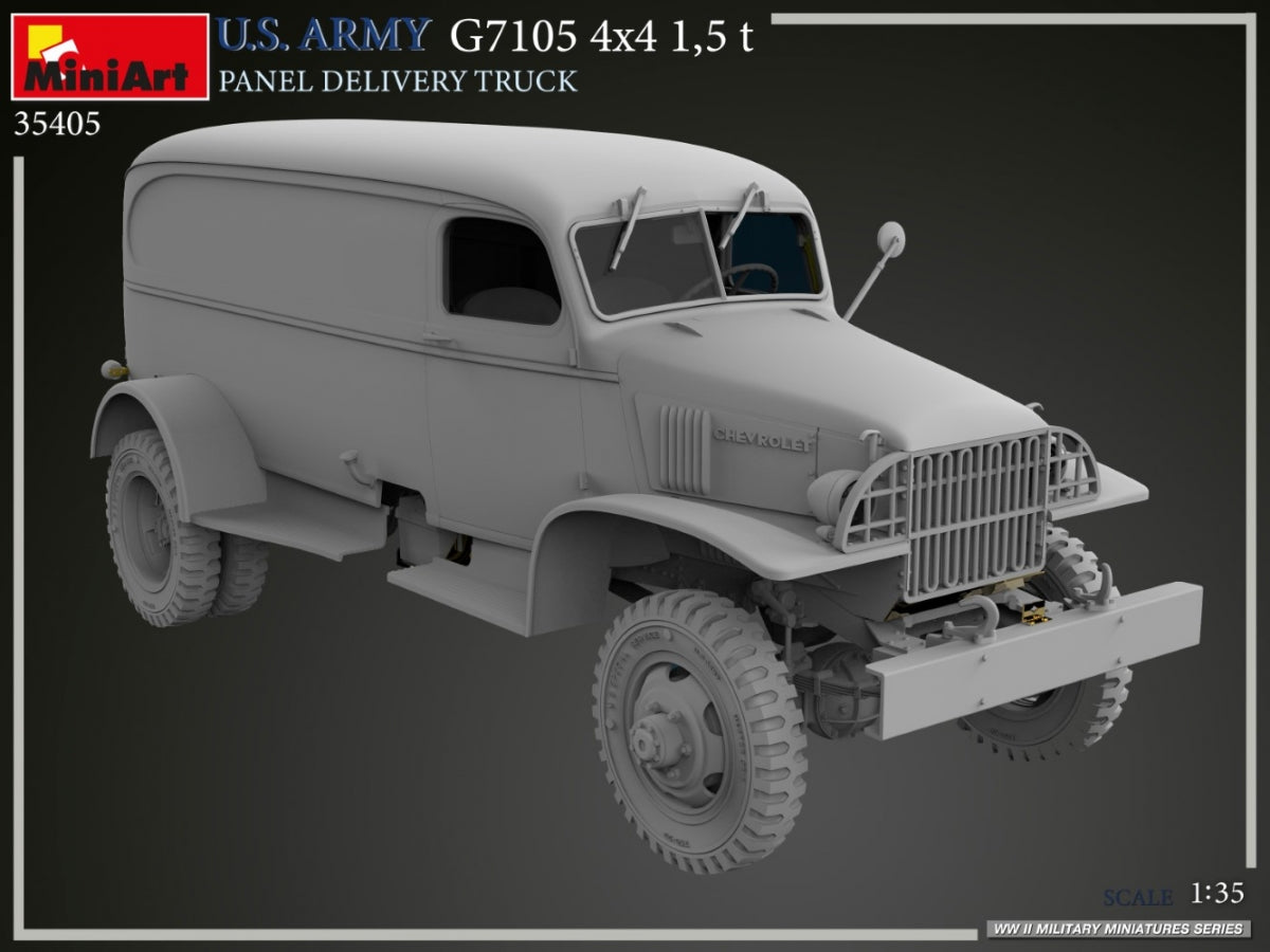 MiniArt 35405 Armée américaine G7105 Camion de livraison de panneaux 4x4 1,5 t 1/35 – image 21