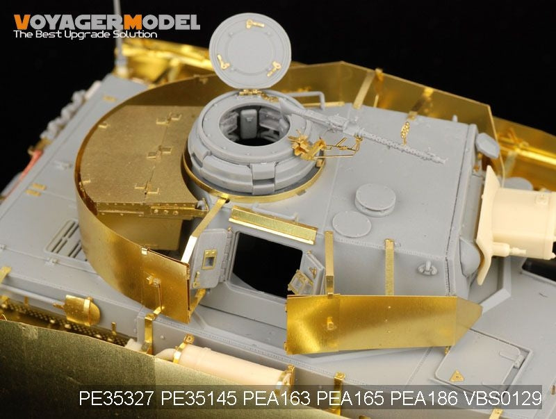 Maquette Voyager PE35327 Panzer IV Ausf. H (version tardive) / J (version précoce) allemand de la Seconde Guerre mondiale pour DRAGON 6300 6549 au 1/35 – image 6