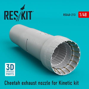 RESKIT RSU48-0213 BUSE D&amp;#39;ÉCHAPPEMENT CHEETAH POUR KIT KINETIC 1/48