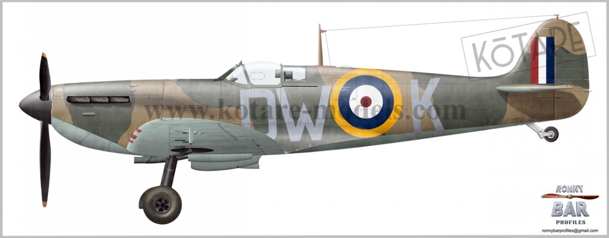 Kotare K32001 Spitfire Mk.Ia Mid. 1/32 – Bild 4