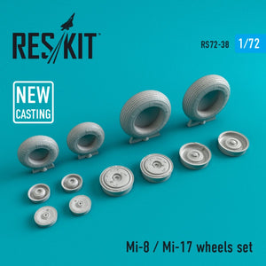 RESKIT RS72-0038 MI-8/MI-17 JEU DE ROUES 1/72