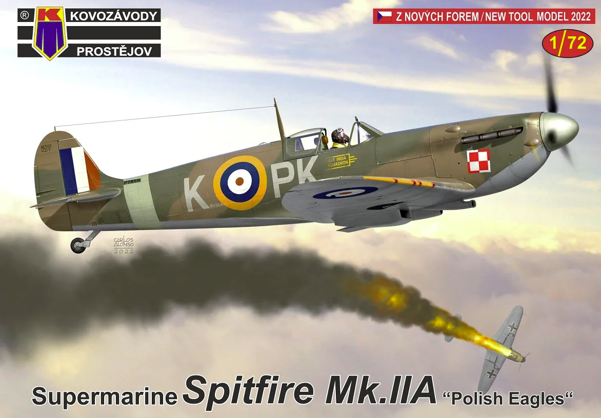 Kovozavody Prostejov KPM0303 Spitfire Mk.IIa "Aigles polonais" 1/72