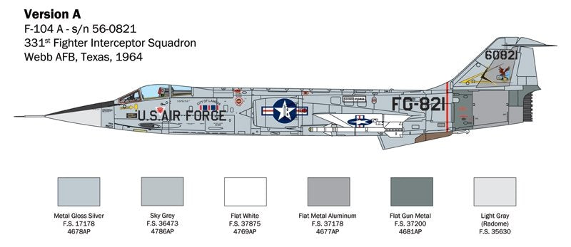 Italeri 2515 F-104 STARFIGHTER A/C 1/32  – image 4