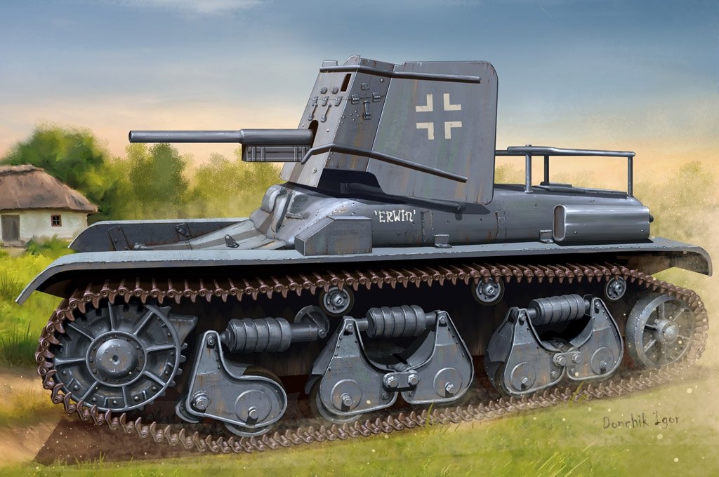 Hobby Boss 83895 allemand 3,7 cm Pak 35/36 auf Pz.Kpfw 35R(f) 1/35