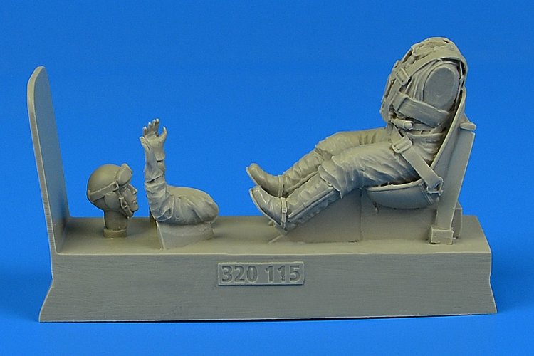 Aerobonus 320115 Pilote de la Luftwaffe allemande pour Bf 109 avec siège pour Eduard/Hasegawa 1/32