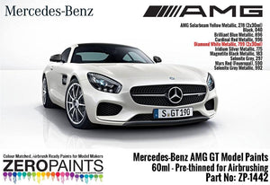 Peinture Zero Paints ZP-1442-DIAMOND Mercedes-AMG GT Blanc Diamant Métallisé 2 x 30 ml
