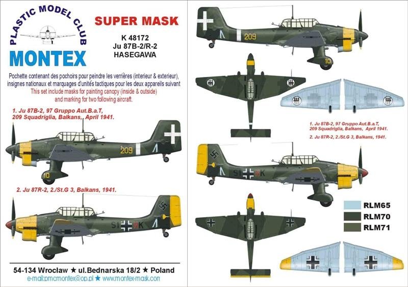 Montex K48172 Ju 87B 1/48 