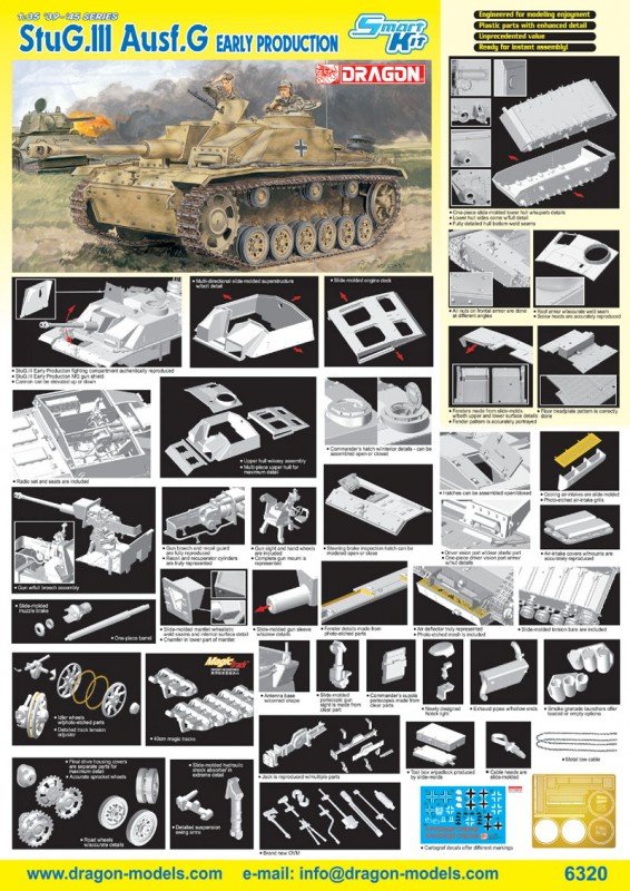 Dragon 6320 StuG. III Ausf. G Première production (1/35) – image 2