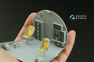 Quinta Studio QD32234 - Compartiment de l&amp;#39;opérateur radio pour Boeing B-17E/F. Intérieur coloré imprimé en 3D sur papier décalcomanie (HK models) à l&amp;#39;échelle 1/32. – Bild 8