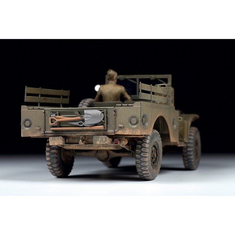 Zvezda 3664 Véhicule militaire polyvalent américain de la Seconde Guerre mondiale Dodge WC-52 3/4t 1/35 – Bild 7